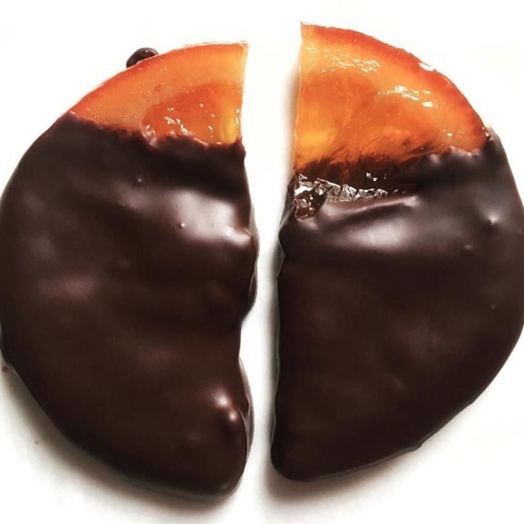 Orange Slices In Chocolate