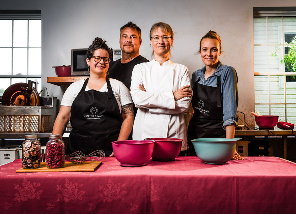 Centre & Main Chocolate staff photo